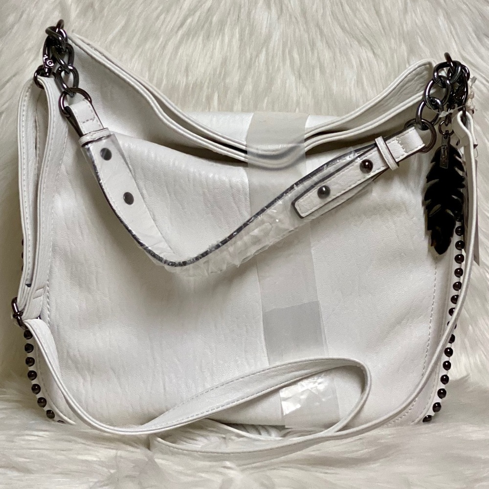 Jessica Simpson Camile Studded Crossbody Satchel - Picture 2 of 8